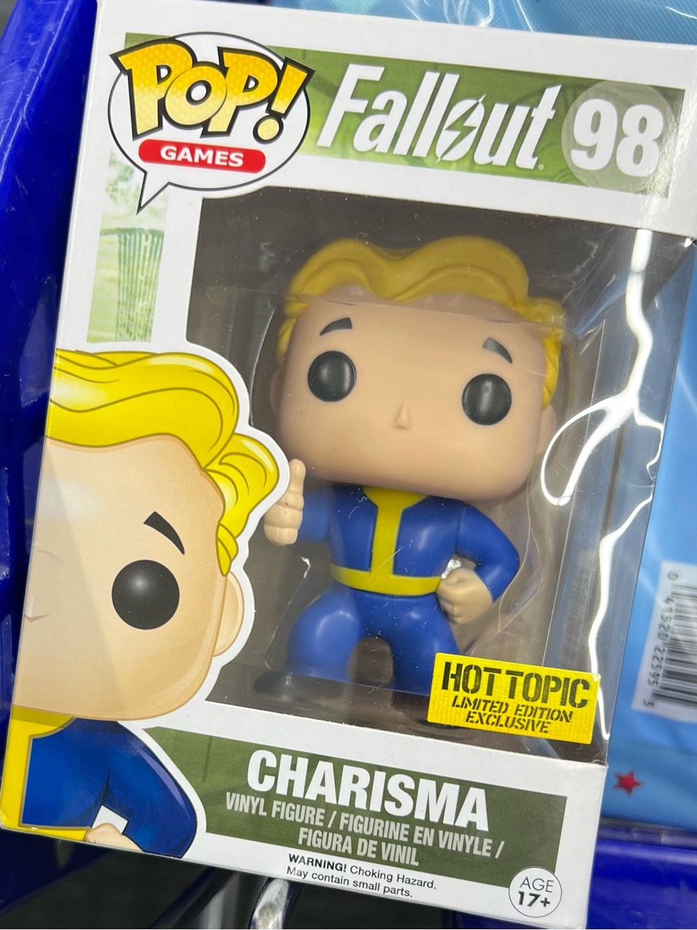 Funko Fallout Charisma Vinyl Figure - Blue & Yellow